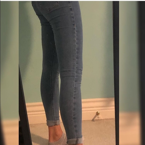 SOLD Topshop Bleach Wash Joni Skinny Jeans - Picture 3 of 4